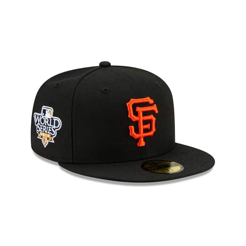 MLB San Francisco Giants Green Paisley Undervisor 59Fifty Fitted (HMN0391) - Black New Era Caps